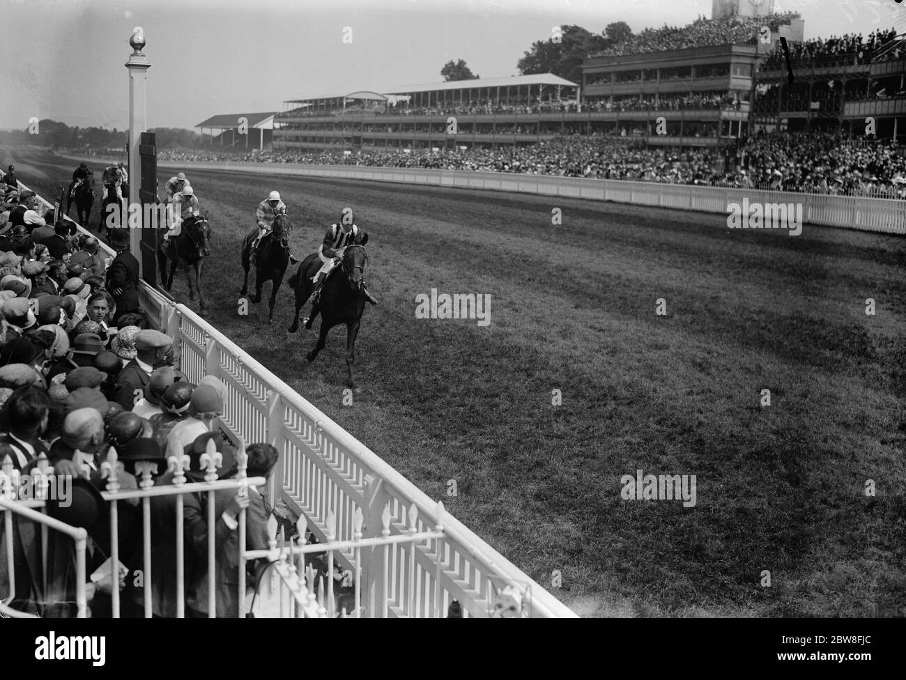 Course de la coupe d'or à Ascot . La fin de la course . 16 juin 1932 Banque D'Images