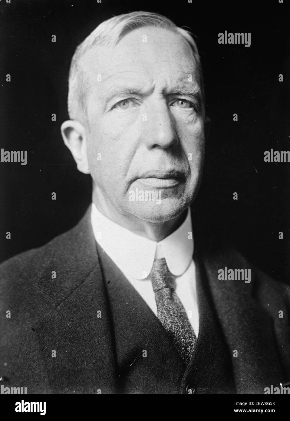 Le comte Von Limburg Stirum , a noté le diplomate hollandais , maintenant gouverneur général des Antilles néerlandaises . Janvier 1930 Banque D'Images