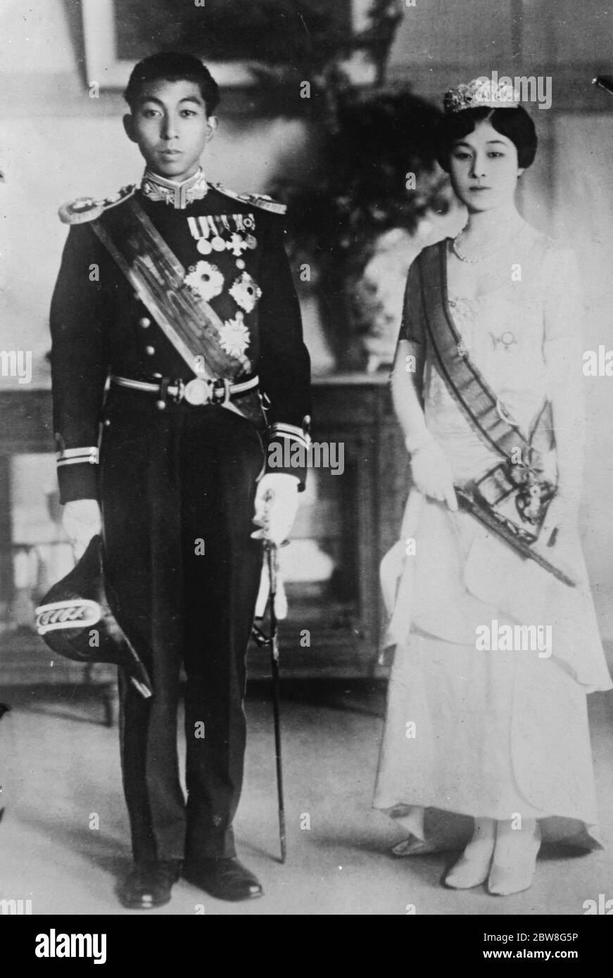 Prince et princesse Takamatsu du Japon . 23 avril 1930 Banque D'Images