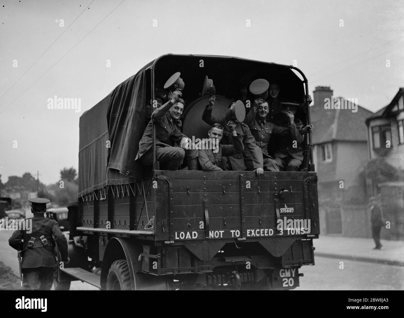 Les monuments d'Eltham au camp . 31 juillet 1937 Banque D'Images