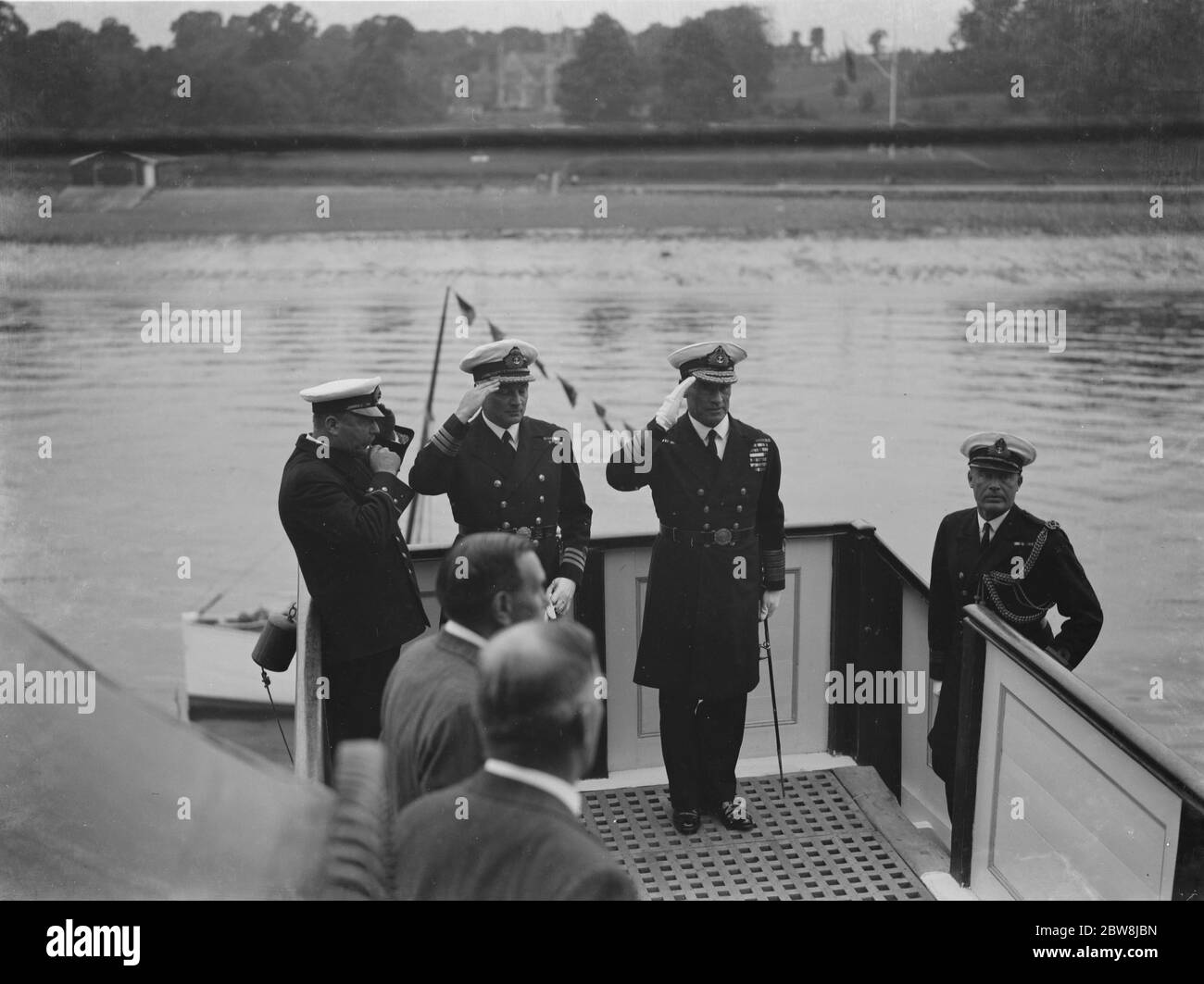 Journée du discours de Worcester , amiral Evans . 1937 Banque D'Images