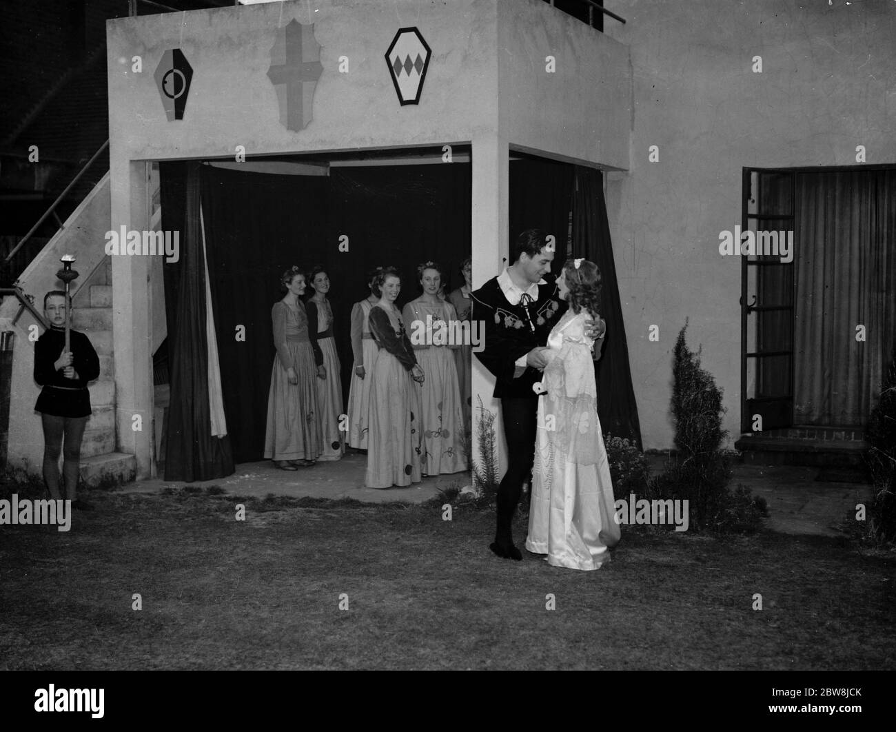 Romeo et Juliet , joueurs de Kerwin , Eltham . 1937 Banque D'Images