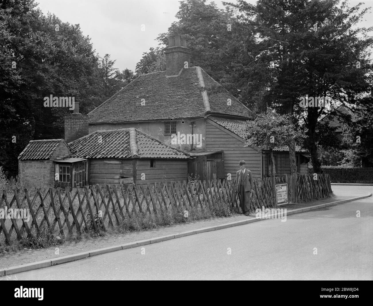 Le Old Cottage à Lamorbey , Sidcup , Kent . . 1937 Banque D'Images