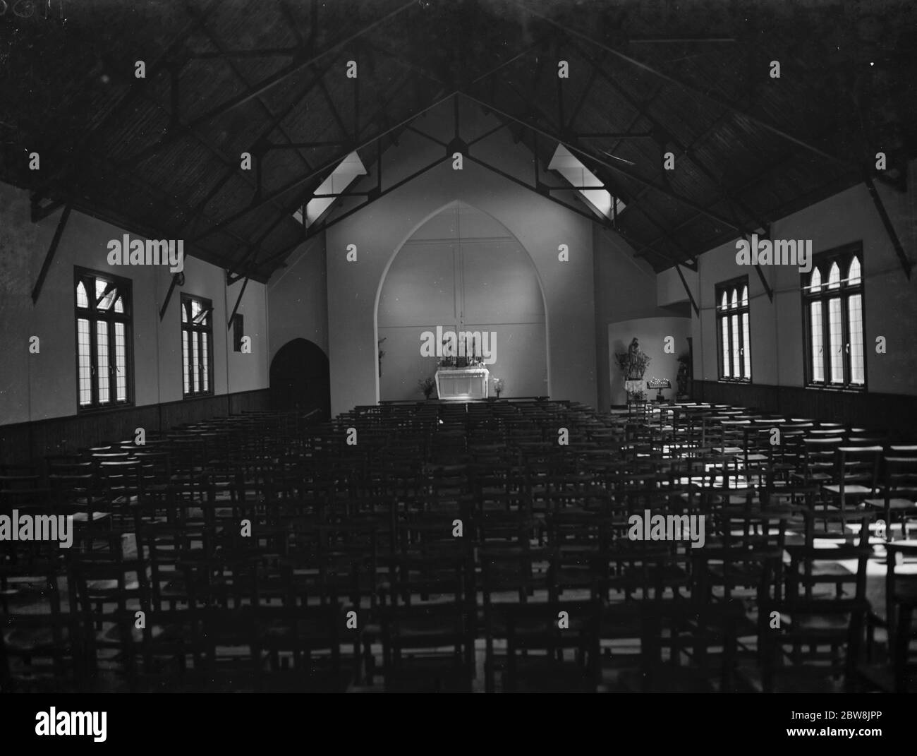Église de New R C , Burnt Oak Lane , Sidcup . 14 août 1937 Banque D'Images