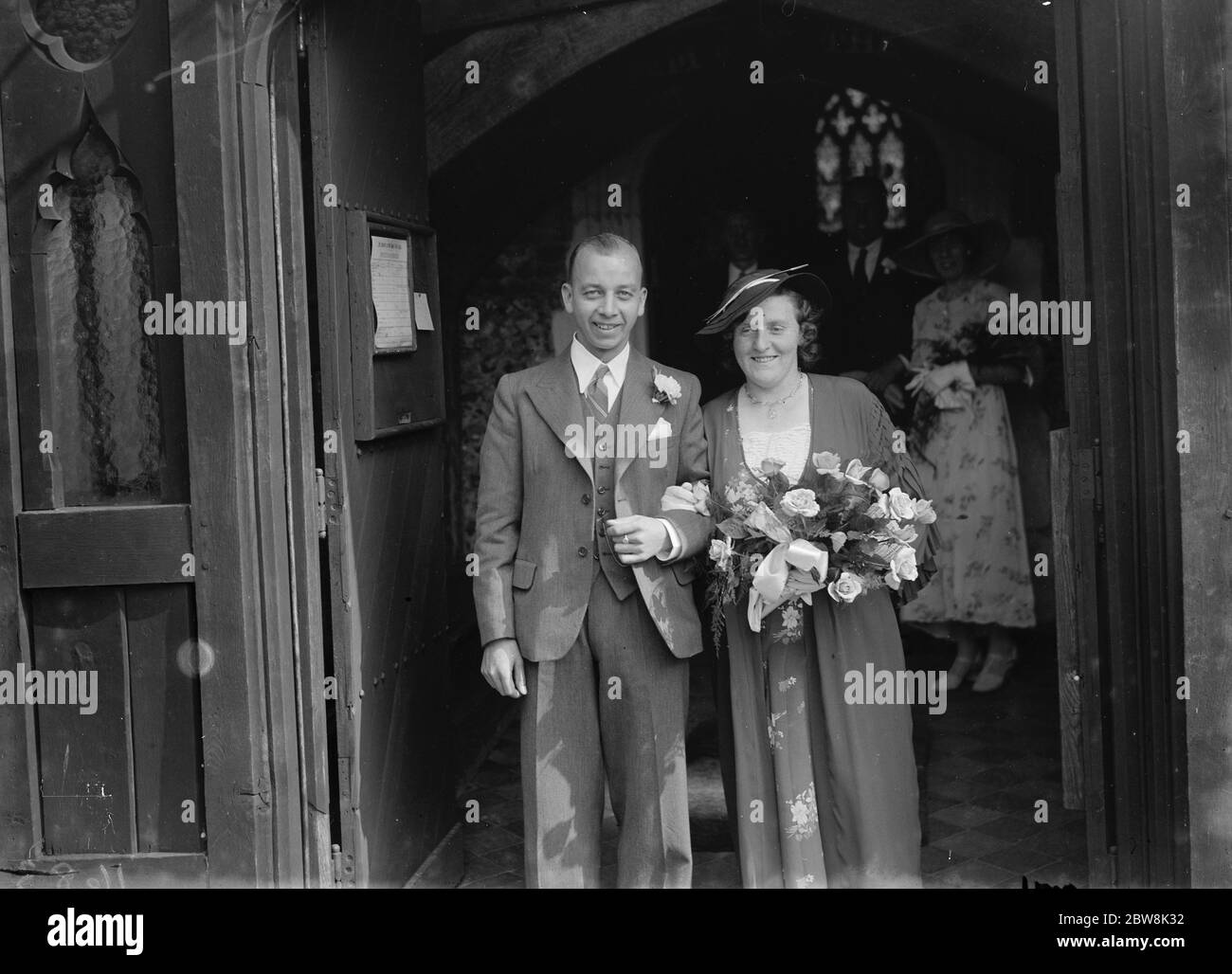 M. et Mme Green de l'hôpital Queen Mary . 1935 . Banque D'Images