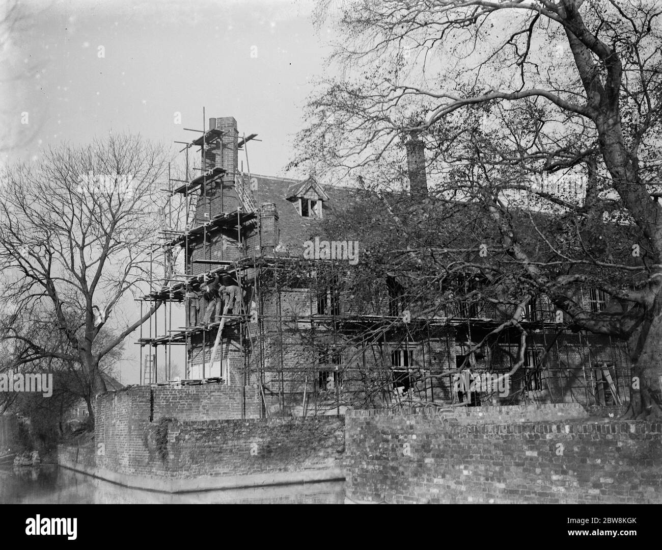 Restauration de Tudor Hall , Eltham . 1935 Banque D'Images