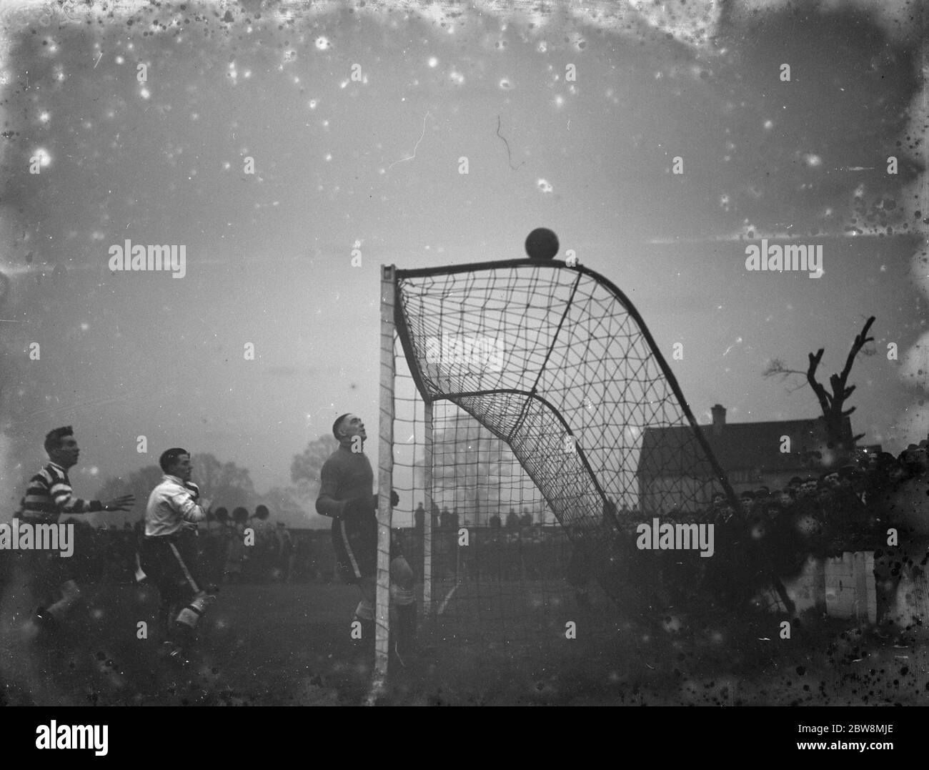 Bromley contre Ilford - coupe senior de Londres - 1936 1936 Banque D'Images