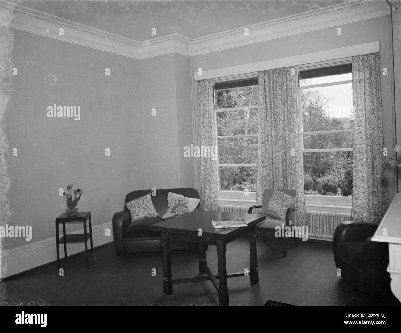 Maison de maternité Riseley à Horton Kirby . L'intérieur des quartiers . 1938 Banque D'Images