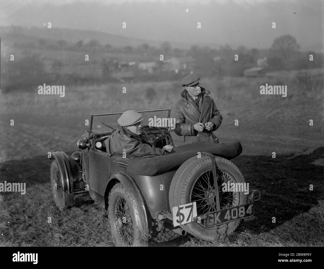 Essai du Club de voitures de frontière de Kentish ( A G J Bochaton ) . 28 novembre 1935 . Banque D'Images