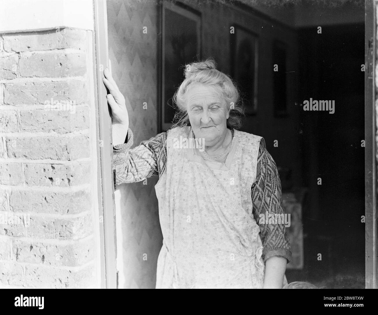 Mme Duncan de Bromley , Kent . 1938 Banque D'Images
