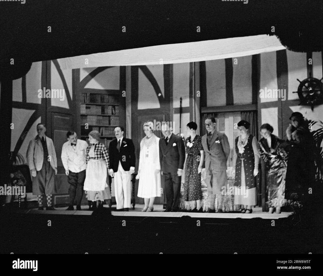 La Société d'opéra de Petts Wood , exécutant . 1936 Banque D'Images