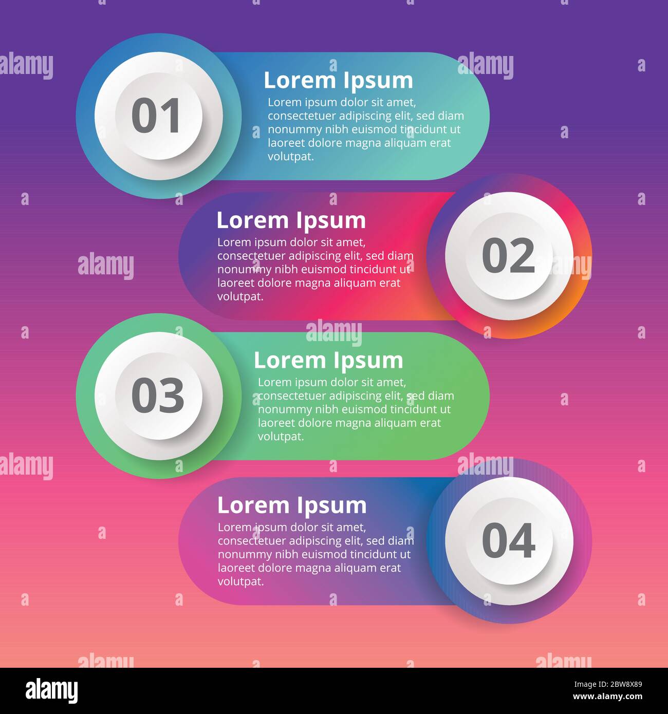 Illustration de L'infographie Moderne d'entreprise colorée avec titre, éléments, créatif, formes - vecteur Illustration de Vecteur
