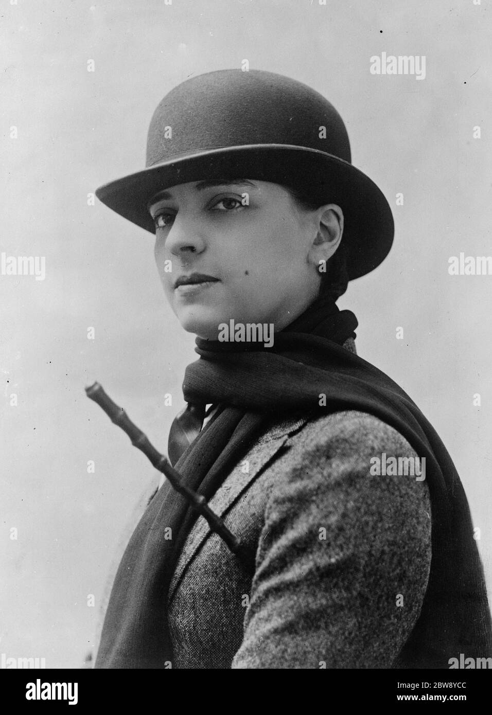 Sur le procès pour sa vie . Mme Marguerite Fahmy , dont la vie est jugée à l'Old Bailey pour le meurtre de son mari , Ali Kamel Kahmy Bey , le riche égyptien , qu'elle aurait tiré à l'hôtel Savoy . 10 septembre 1923 Banque D'Images