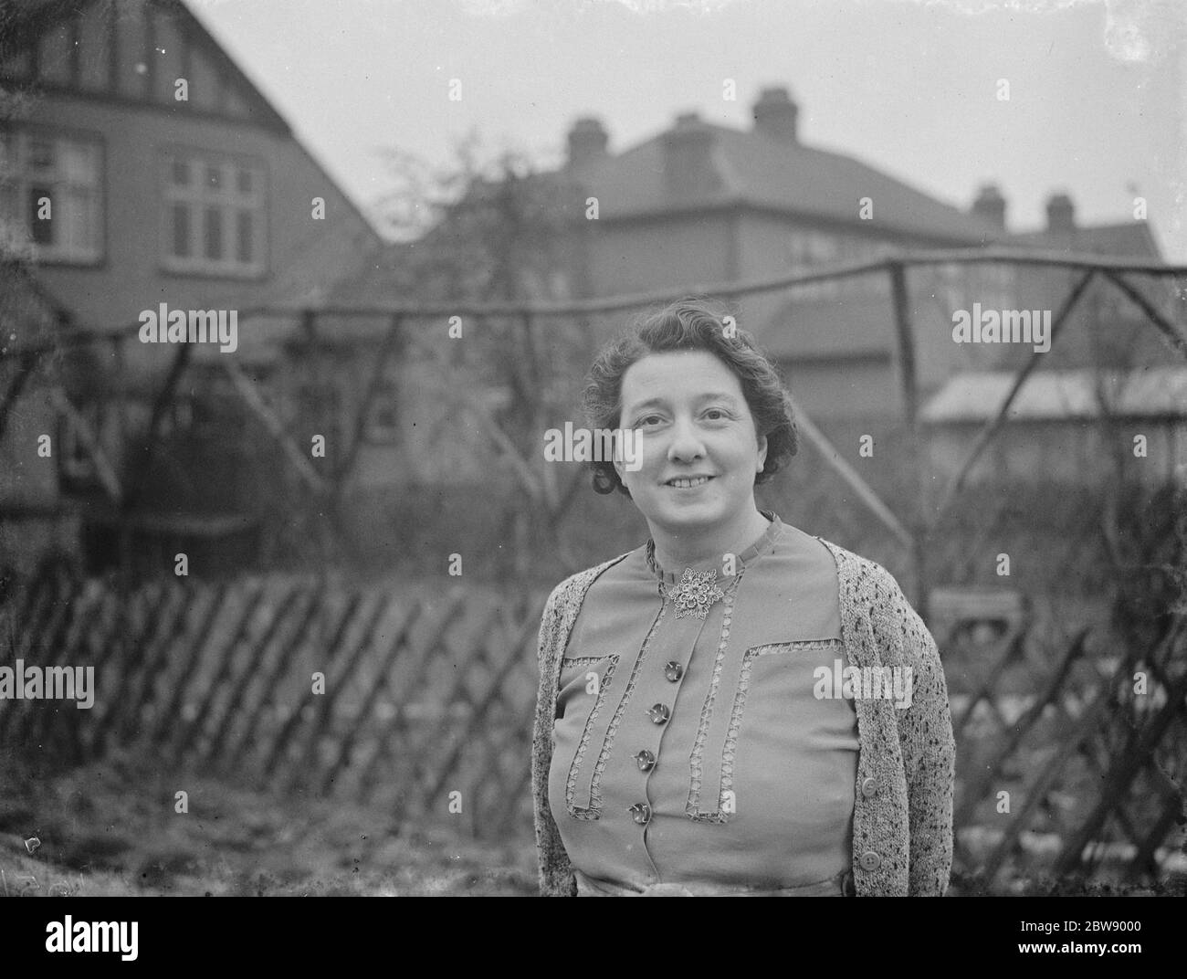 Mme A Boice de Hurst Road à Sidcup , Kent . 1939 Banque D'Images