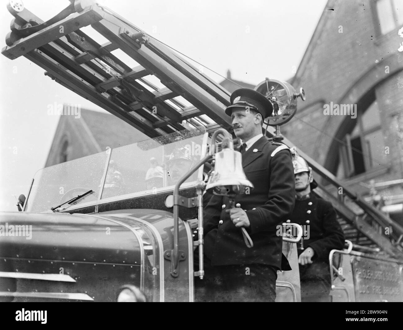 Nouveau moteur d'incendie de Sidcup . 1937 Banque D'Images