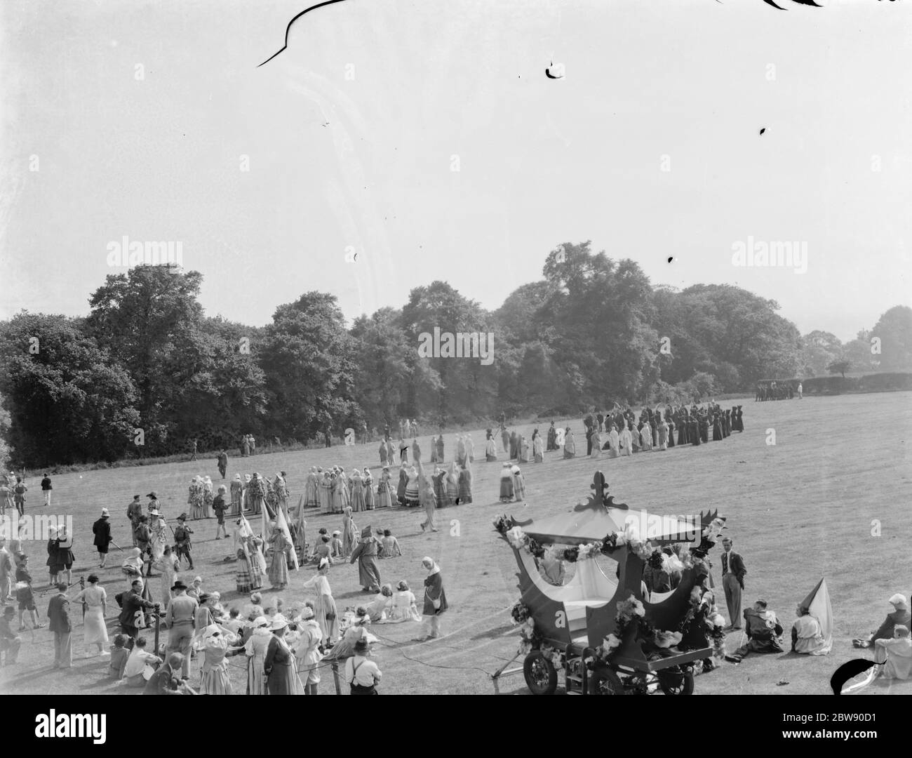 Répétition de la page de rogation de Woolwich à l'hôpital War Memorial . 1937 Banque D'Images