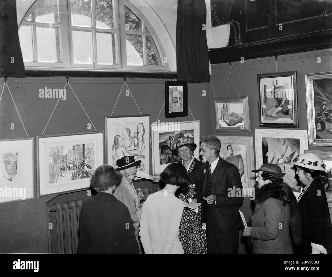 Exposition d'art et d'artisanat d'Eltham . 23 mai 1937 Banque D'Images