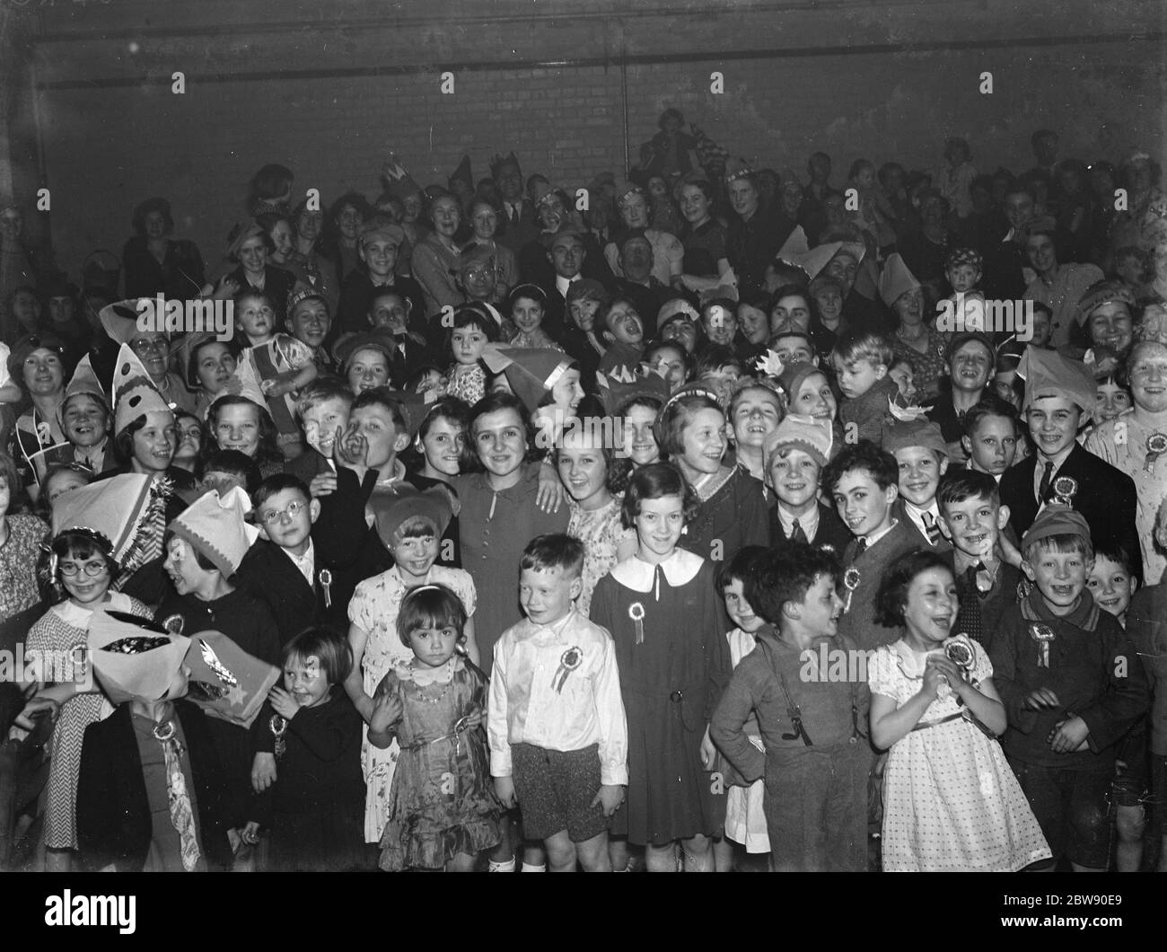 Festivités du couronnement à New Eltham . 12 mai 1937 Banque D'Images