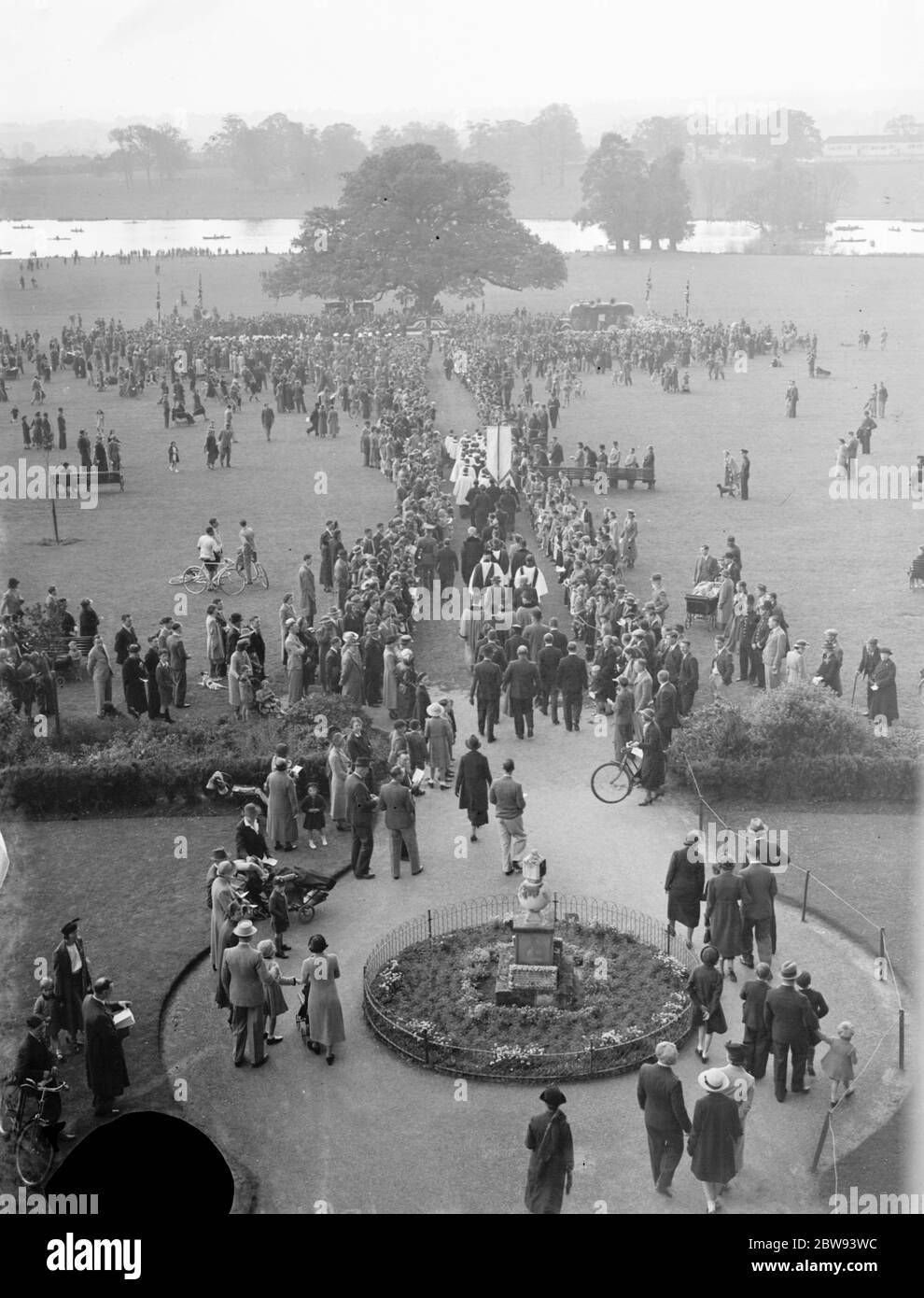 La démonstration du service de Drumhead et du service national au parc Danson à Bexleyheath , dans le Kent . 1939 Banque D'Images