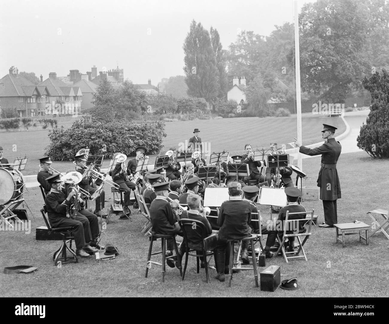 Walligraph Sports à Eltham , Kent . La bande . 1937 . Banque D'Images