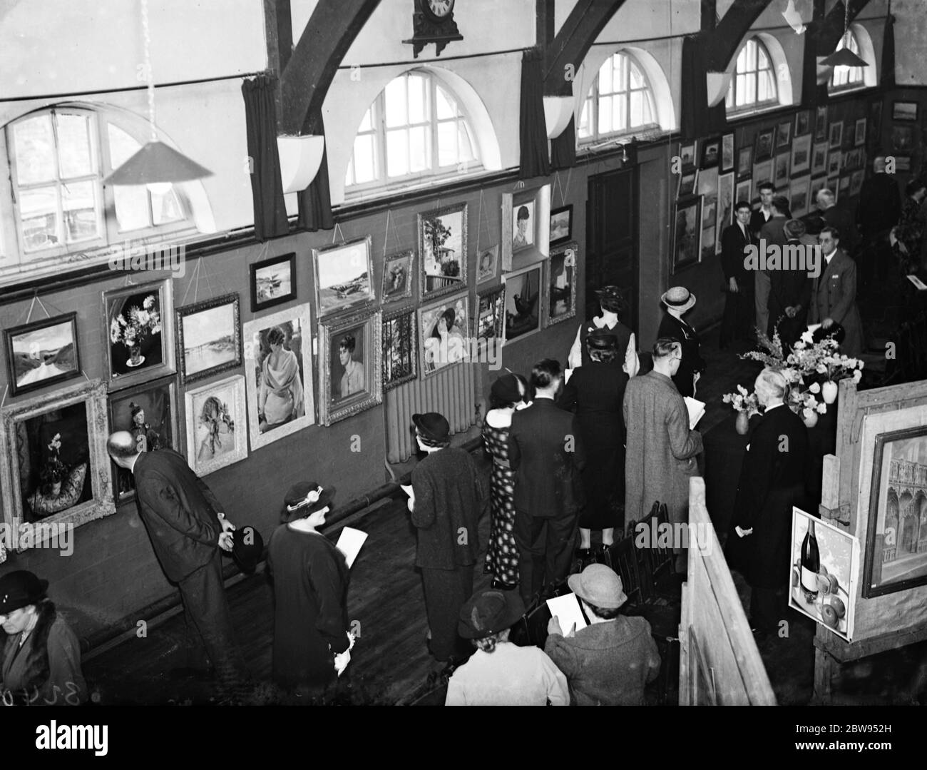 Exposition d'art et d'artisanat d'Eltham dans le Kent . 1936 . Banque D'Images