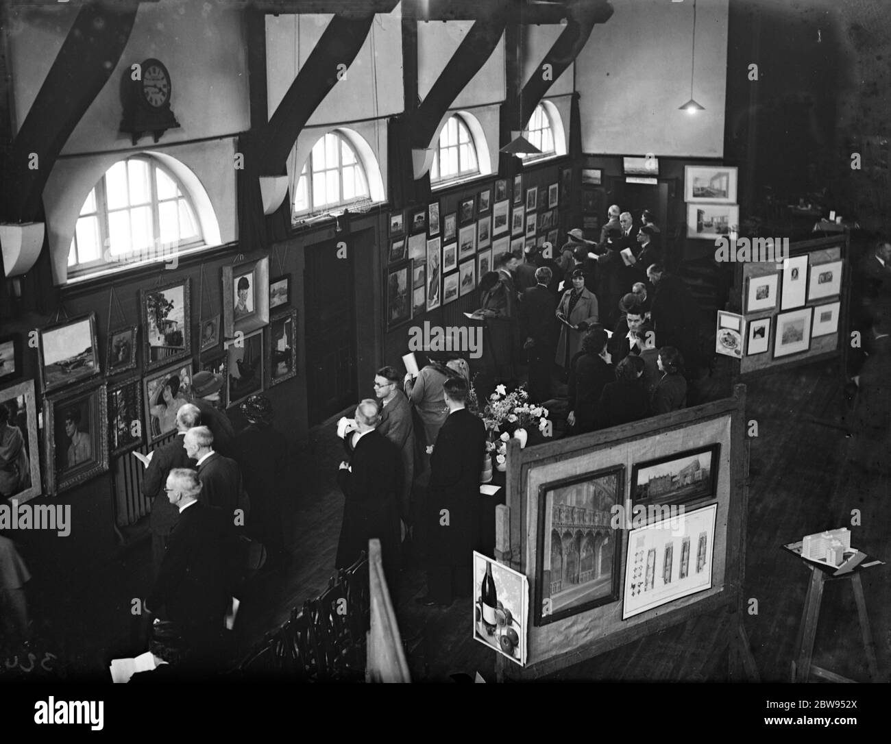 Exposition d'art et d'artisanat d'Eltham dans le Kent . 1936 . Banque D'Images