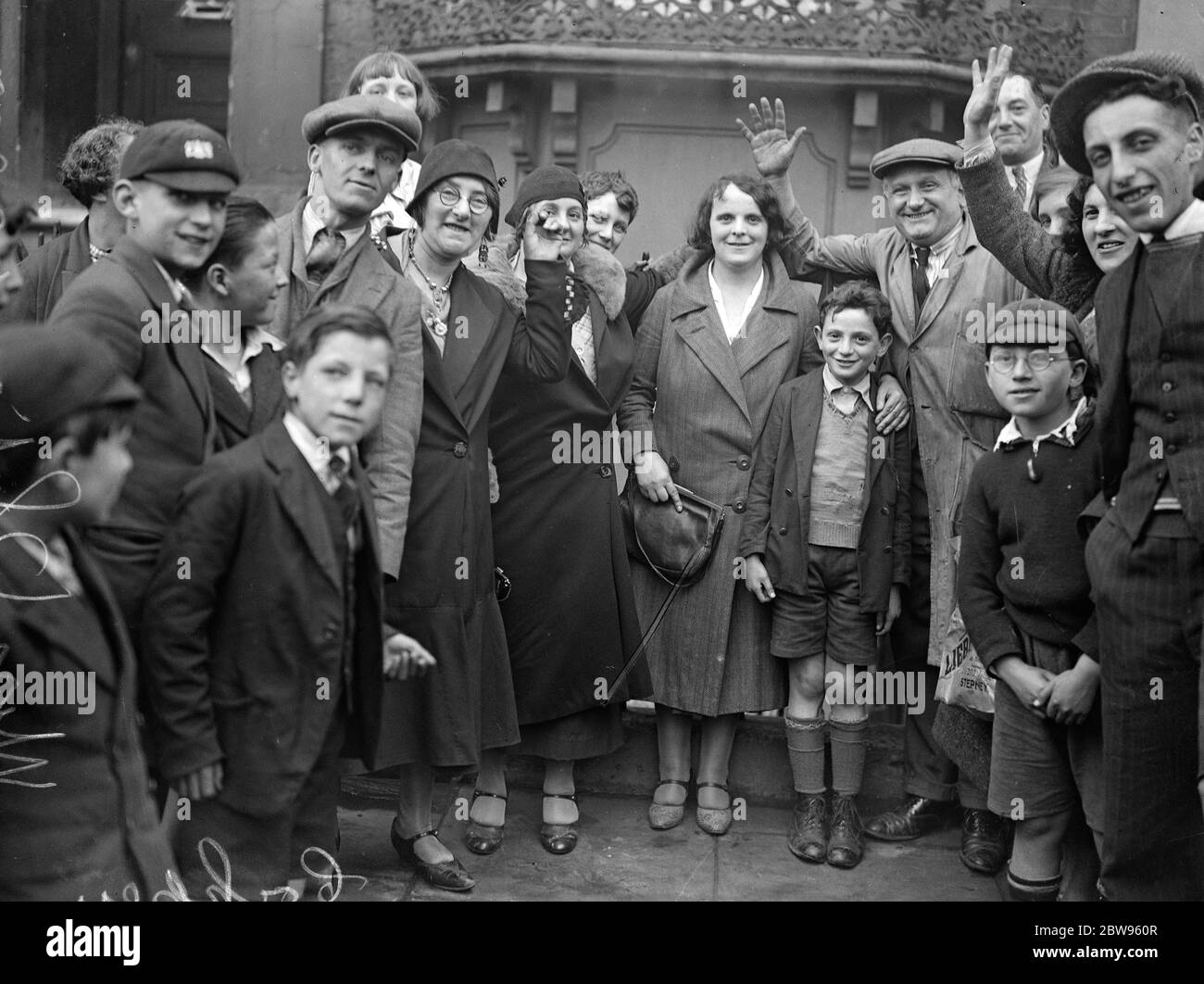 Mlle White , Derby Day . 30 mai 1932 Banque D'Images