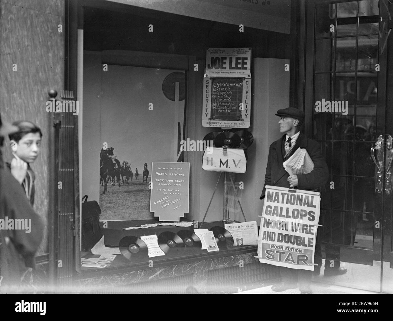 Travail spécial pour la boutique de gramaphone de Stans . Banque D'Images