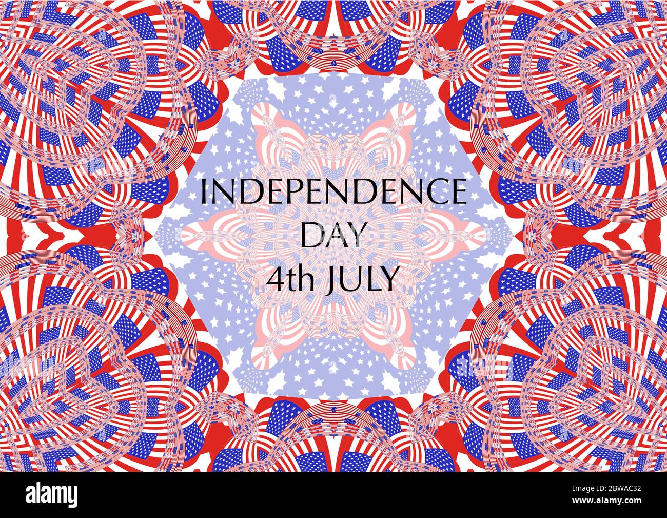 Variations sur le drapeau américain Banque D'Images