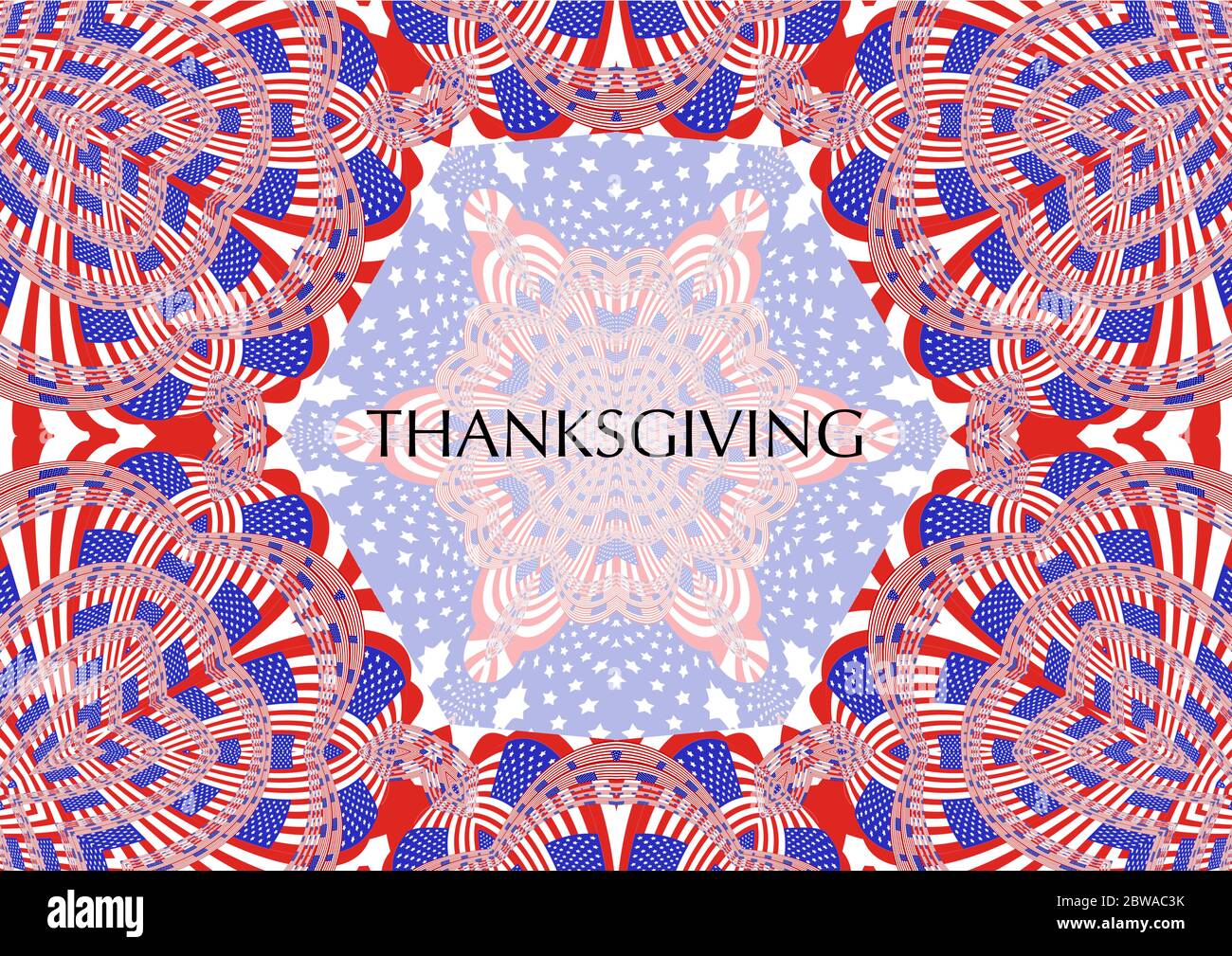 Variations sur le drapeau américain Banque D'Images