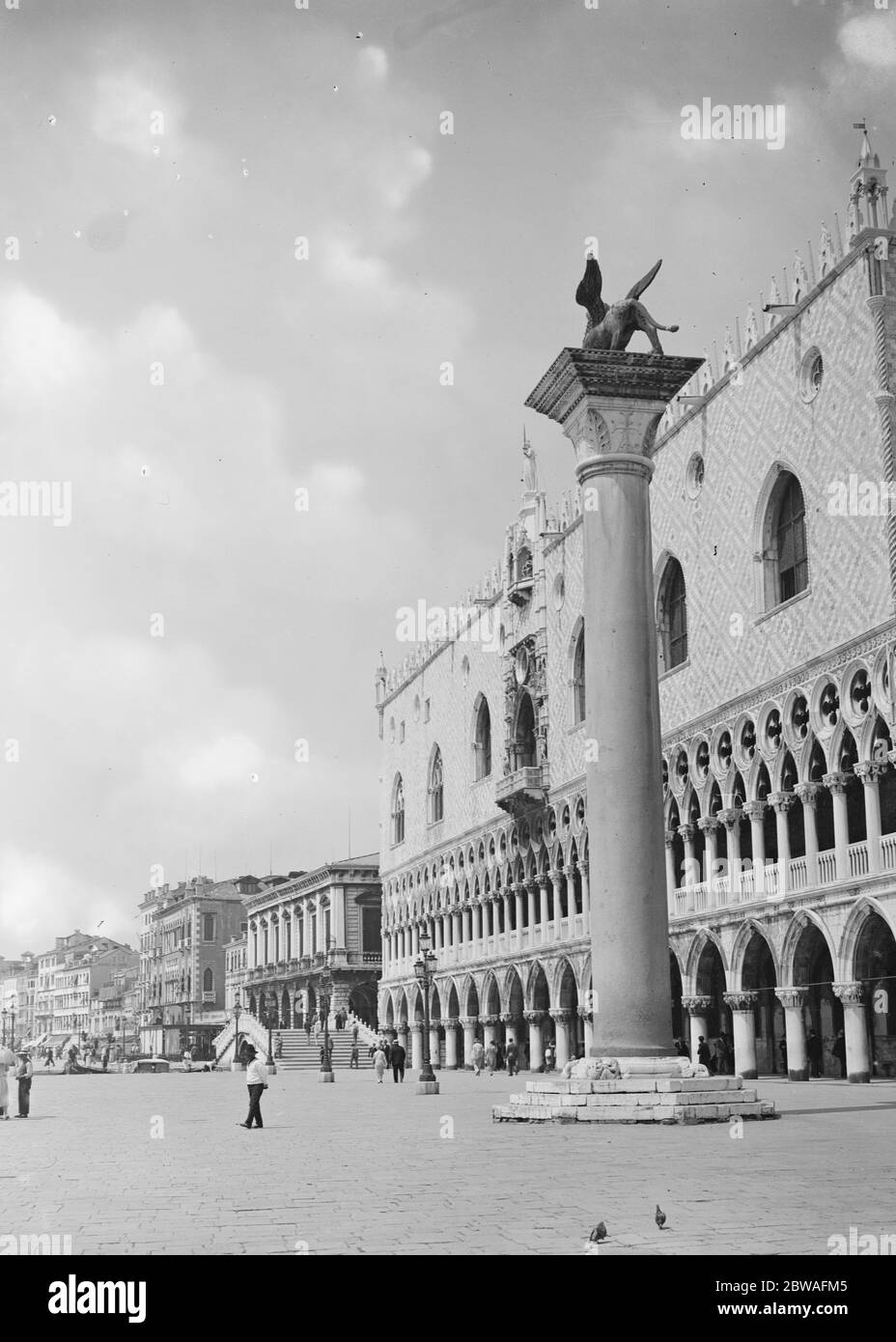 Venise Italie devant le Palais des Doges Banque D'Images