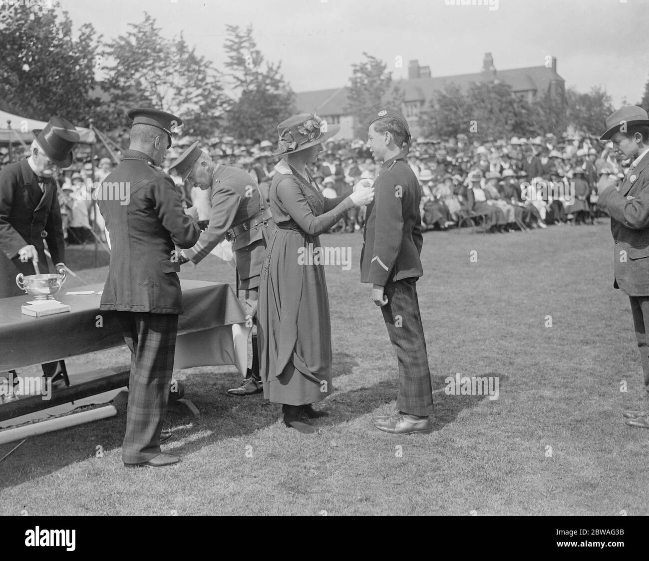 La princesse Mary à la maison Gordon Bois . 14 juin 1920 Banque D'Images