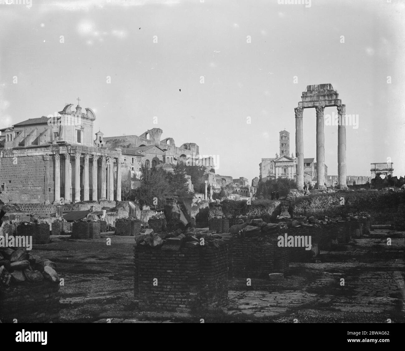 Rome - ruines du Palatin Banque D'Images