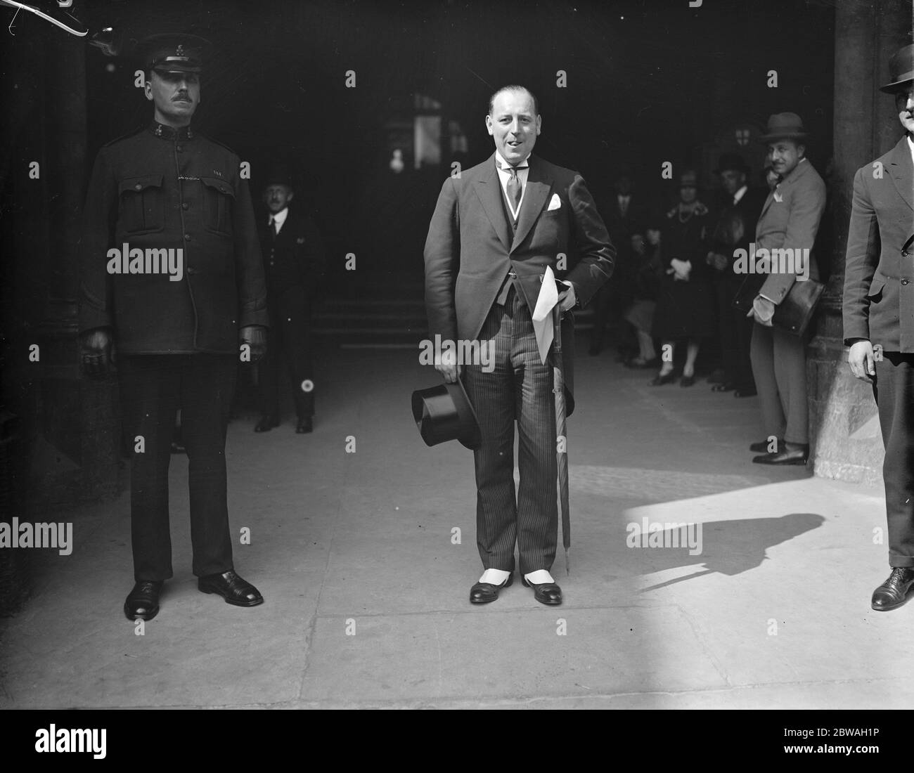 Le critique commun de la ville , M. William Thomas Boston . Le nouveau cri commun élu de la ville 26 mai 1927 Banque D'Images