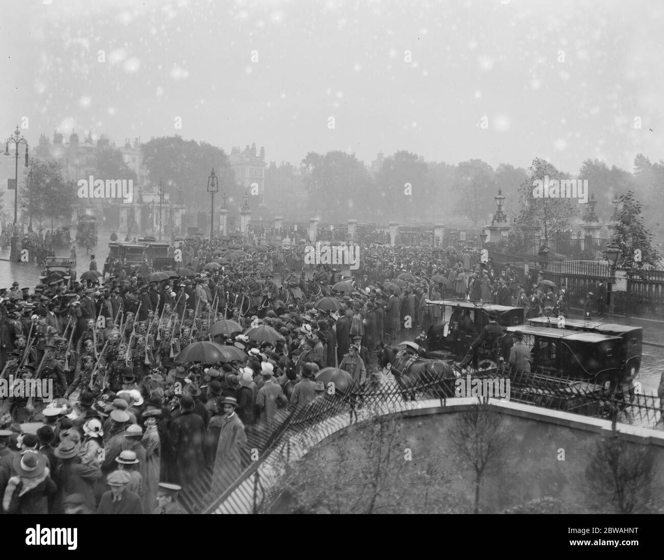 Le grand rassemblement de recrutement à Marble Arch 2 octobre 1915 Banque D'Images