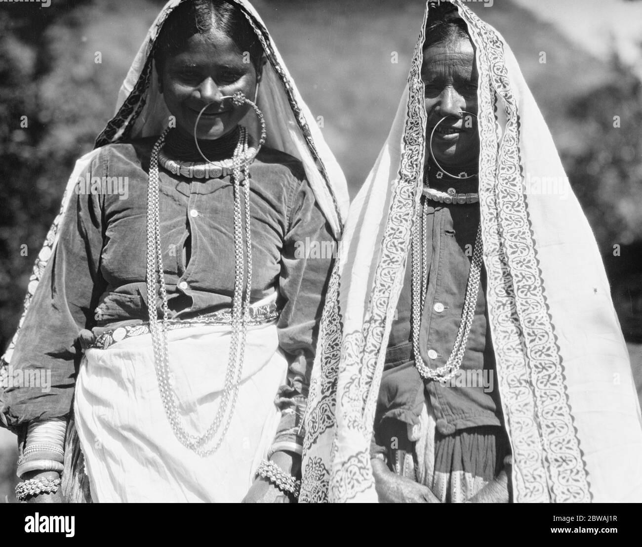 Femmes Kumaoni , Uttarakhand , Inde . Kumaon est la fascinante région montagnarde de l'Uttar Pradesh occidental ( Uttarachol ) Banque D'Images