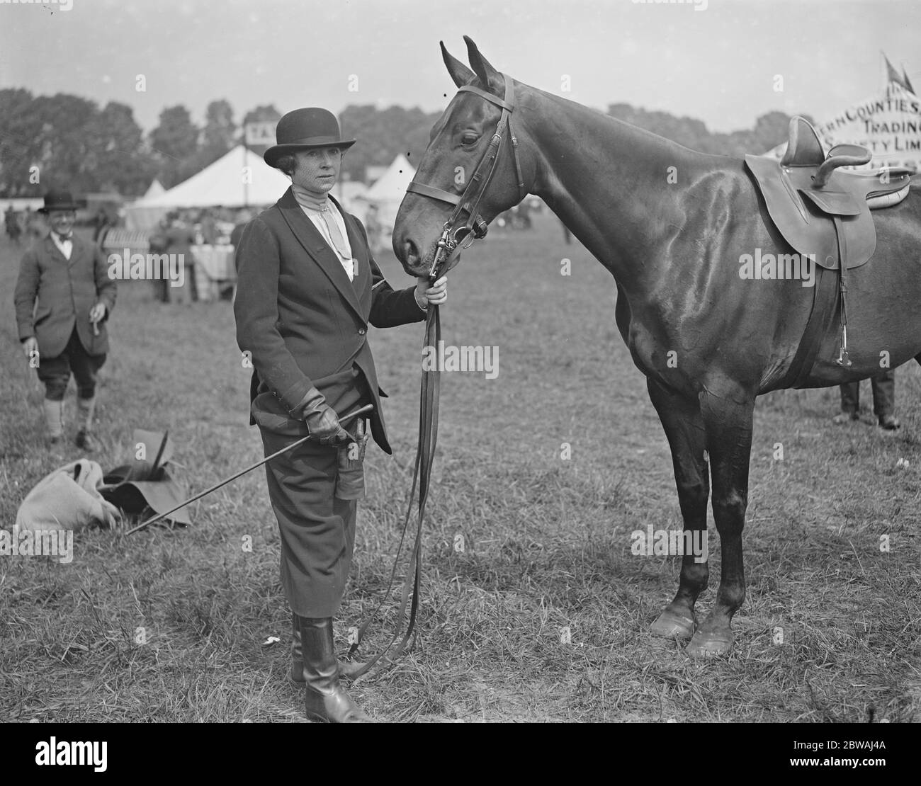 Wiltshire Agricultural Show à Salisbury Constance Duchess de Westminster et le ' Gowk ' 15 mai 1928 Banque D'Images