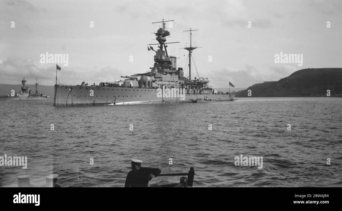 HMS Royal Sovereign était un cuirassé de la Royal Navy Banque D'Images