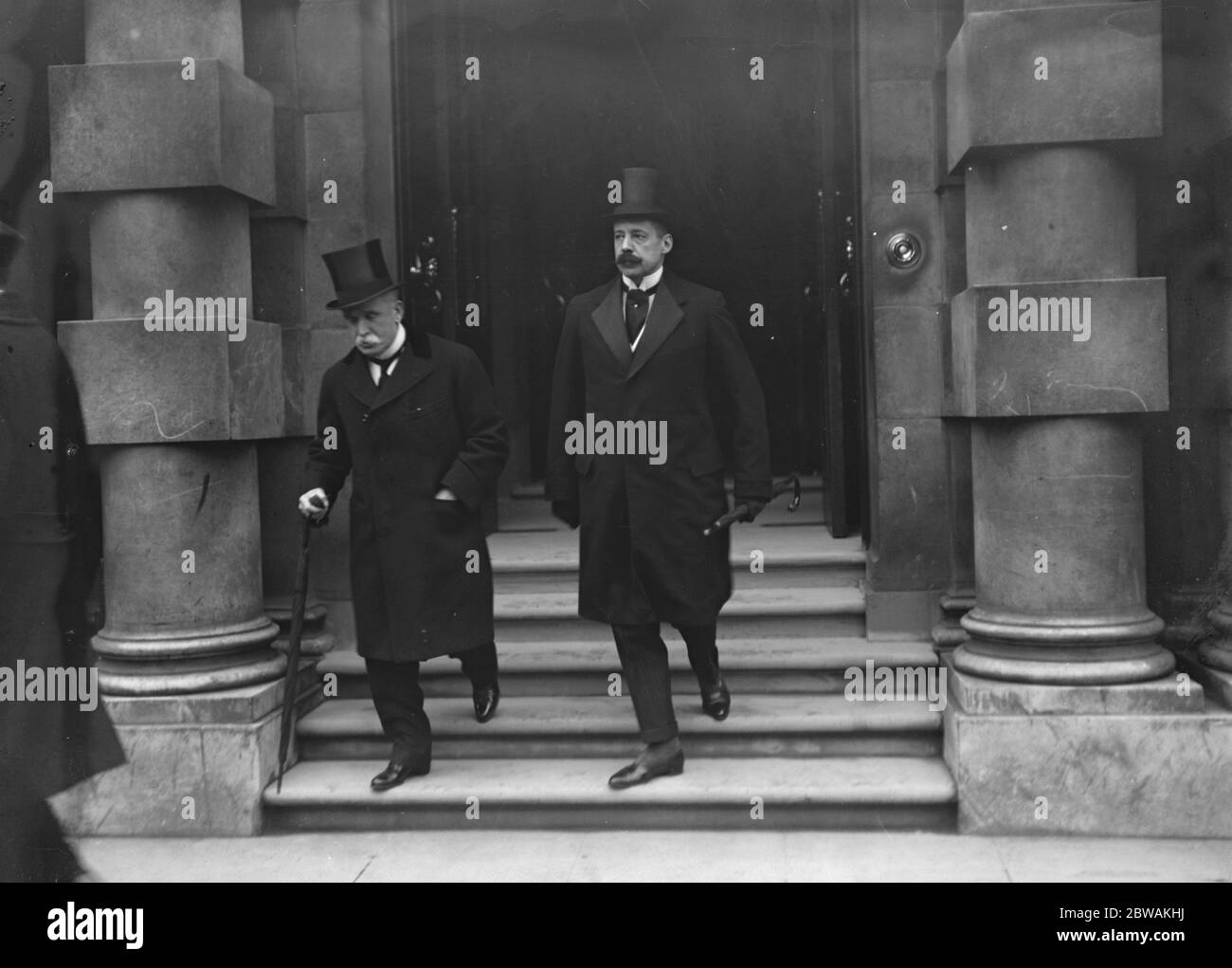 Ulster crise Sir John French et Major Watt 1914 Banque D'Images