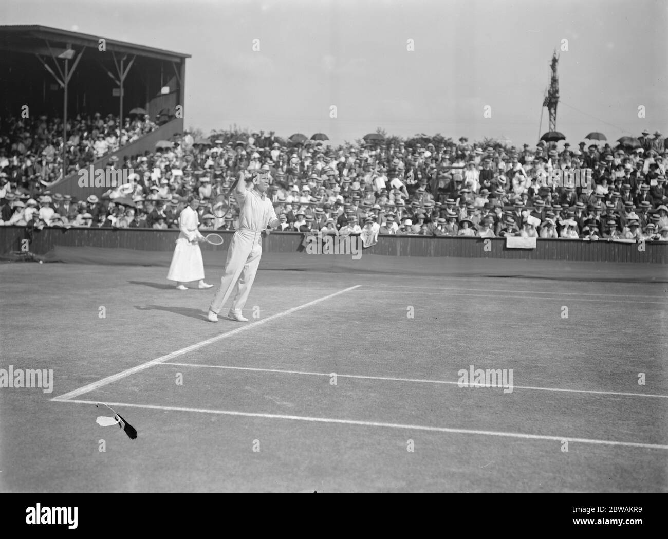 Championnats de tennis sur gazon à Wimbledon Doust Banque D'Images