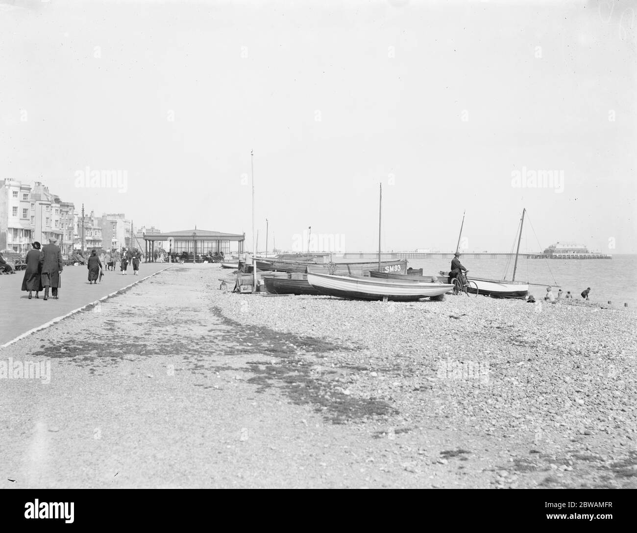 Worthing . 1925 Banque D'Images