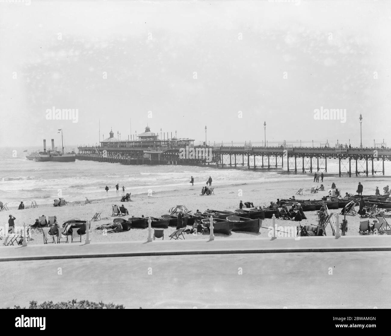 Bournemouth - la jetée . 1925 Banque D'Images
