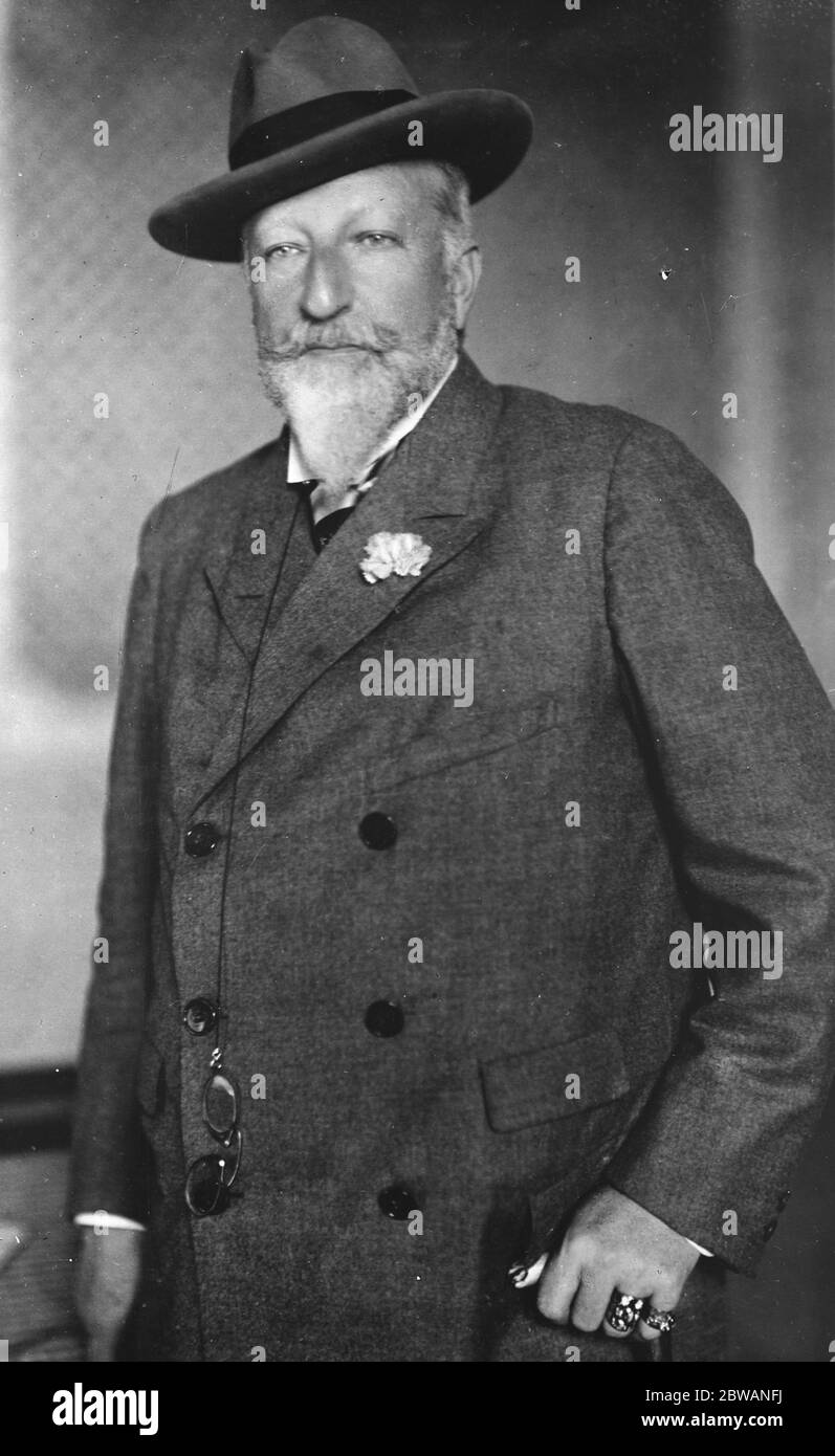 Ex tsar Ferdinand de Bulgarie Banque D'Images