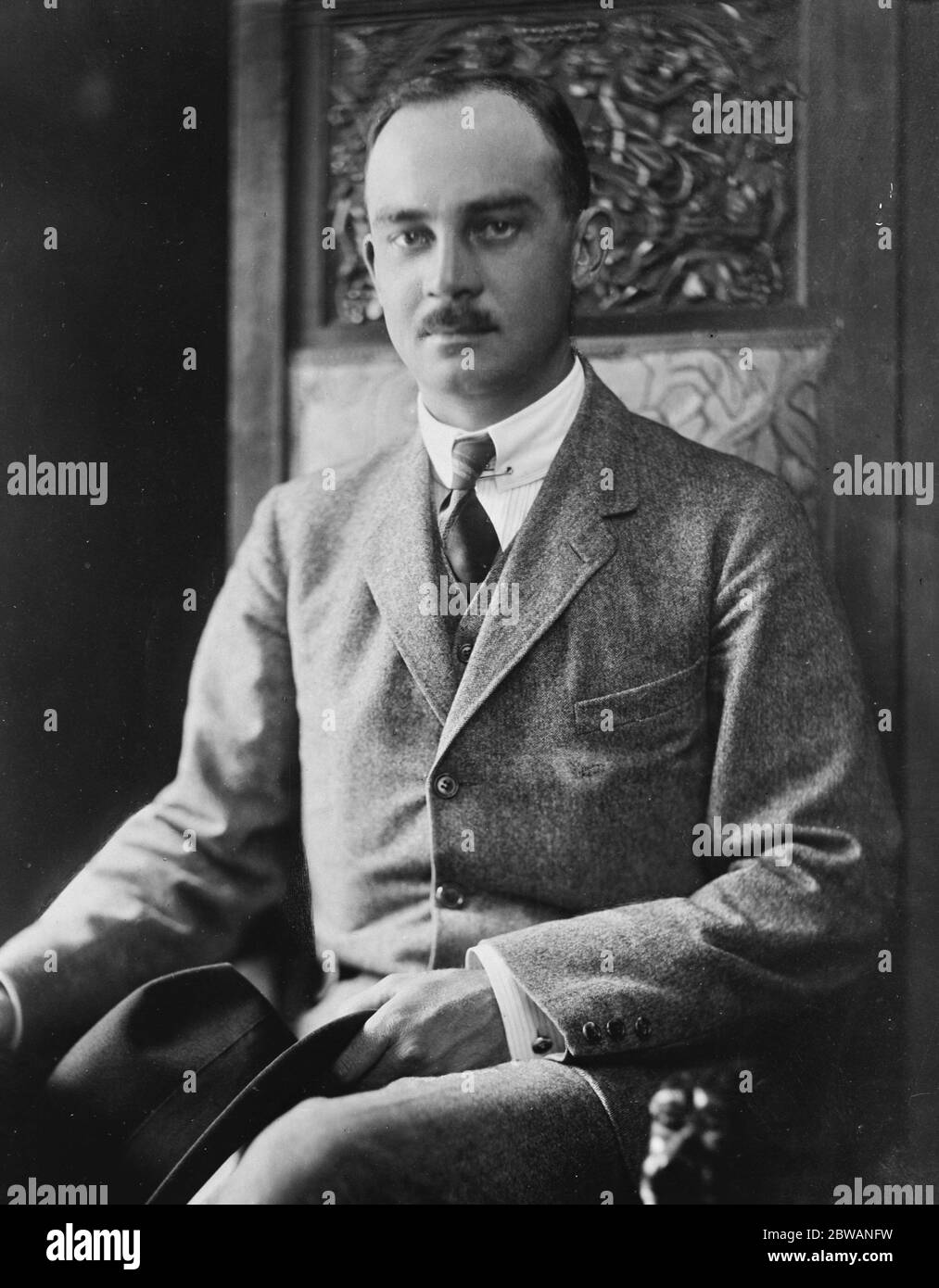 Portrait de l'ex-duc Ernst août de Brunswick Banque D'Images