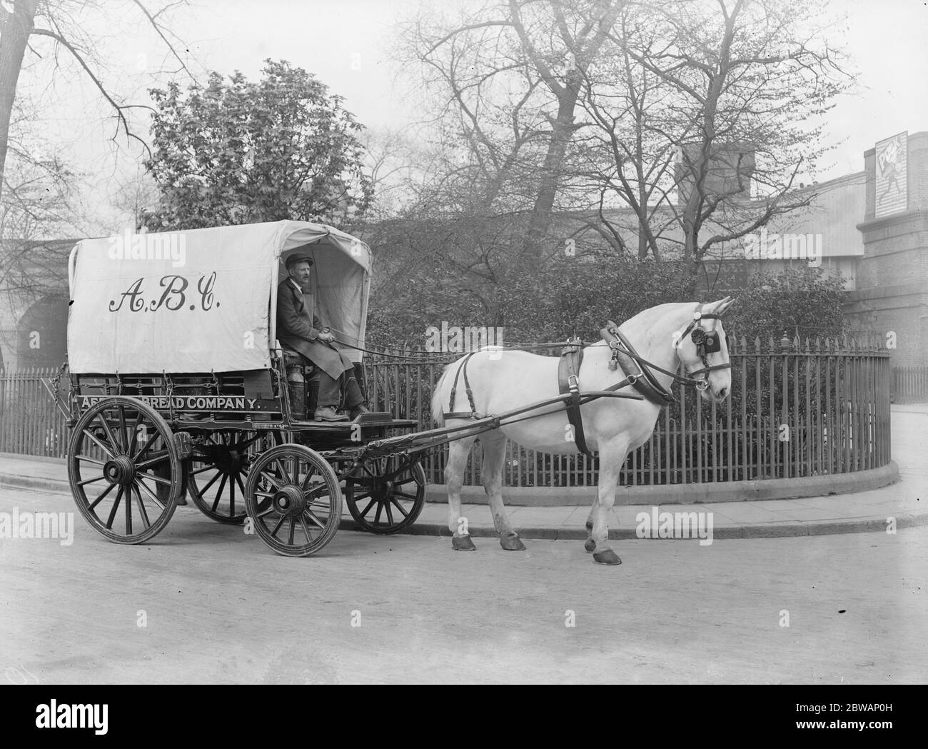 Pris pour la société de pain aéré . 7 avril 1920 Banque D'Images