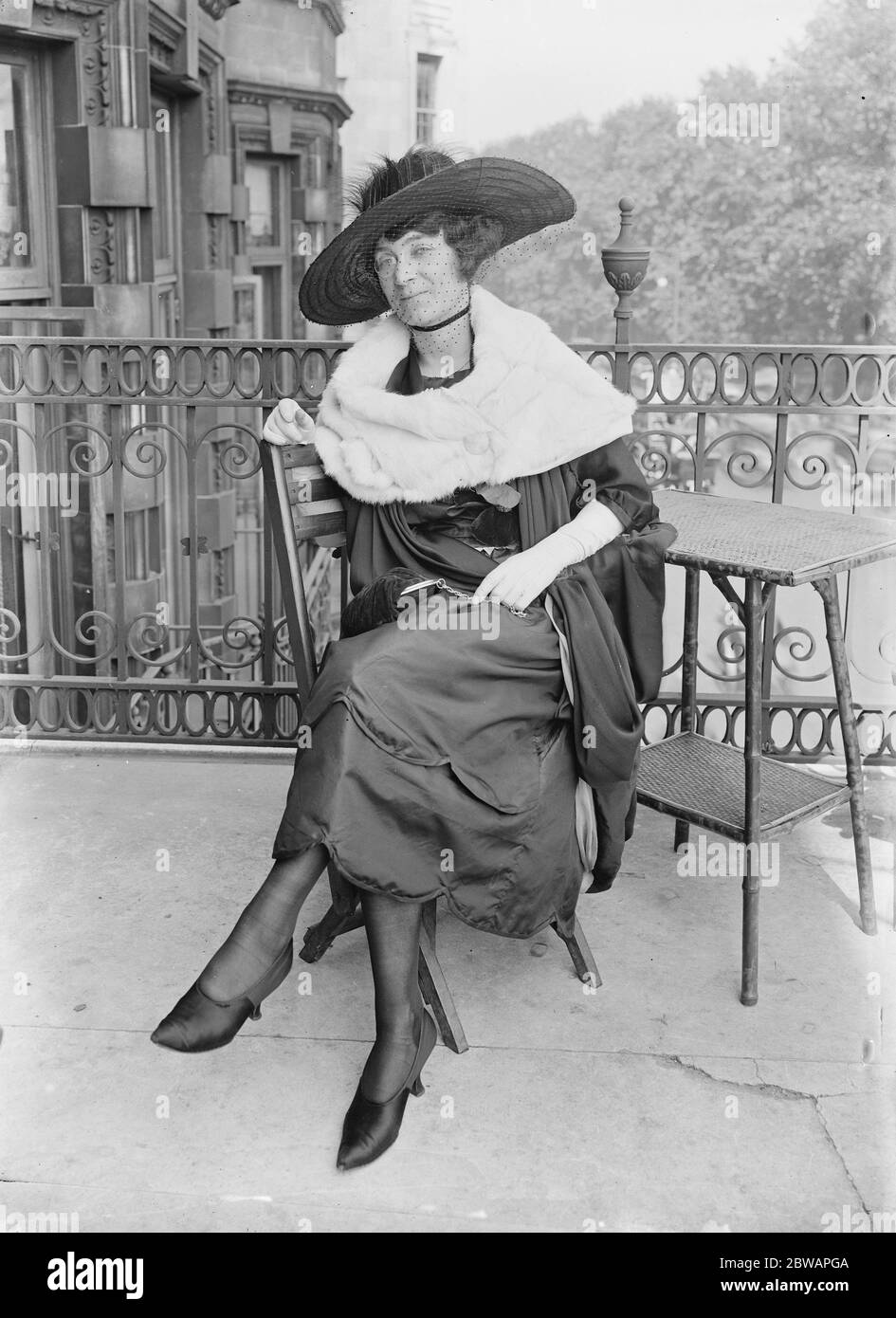 Mlle Rolthoir 9 juillet 1920 Banque D'Images