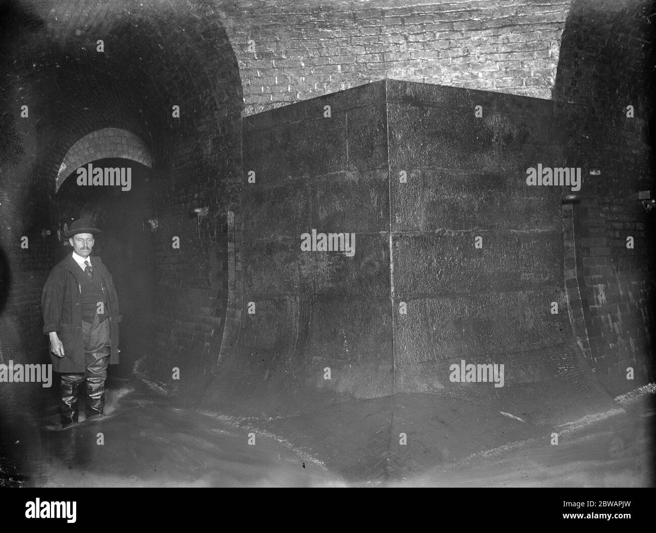 Le réseau d'égout de la flotte de rue de Londres 23 juin 1926 Banque D'Images