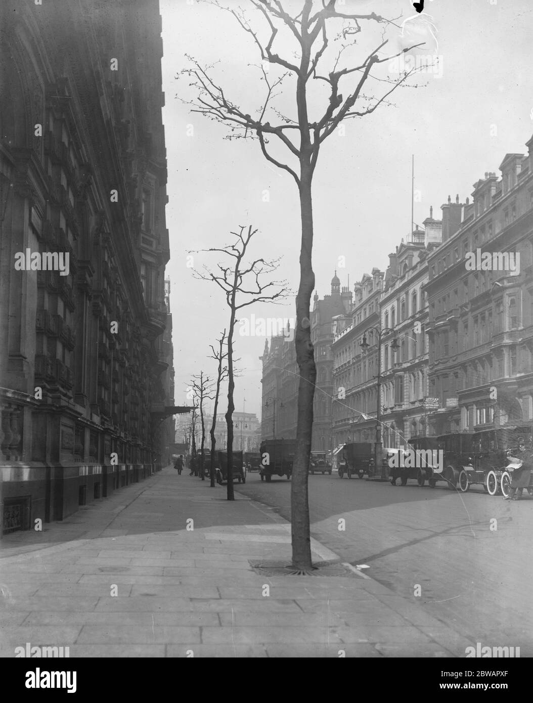 Prise pour M. Eric Fraser Northumberland Avenue le 17 avril 1926 Banque D'Images