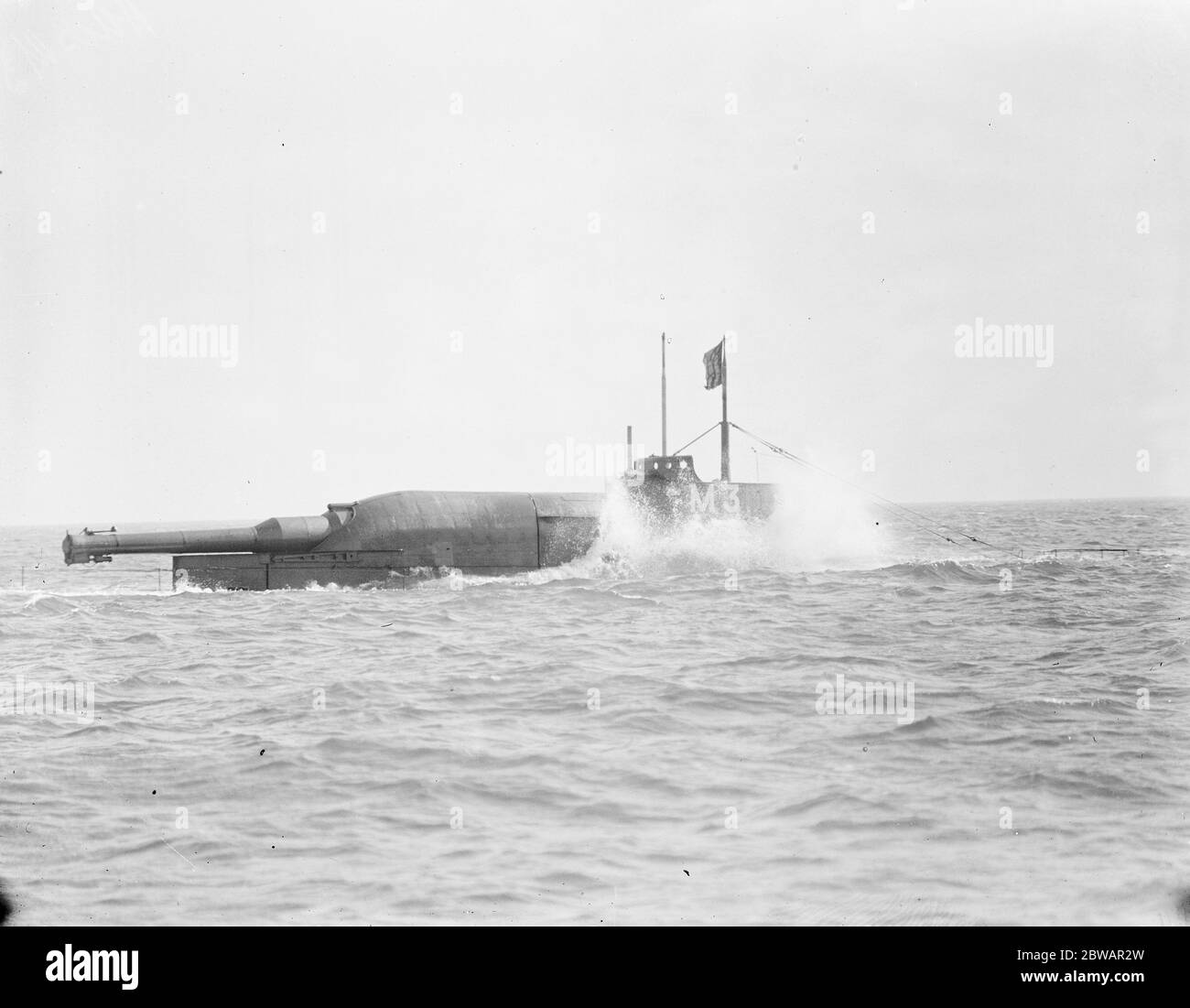 HMS sous-marin n° 3 plongée 30 mars 1920 Banque D'Images