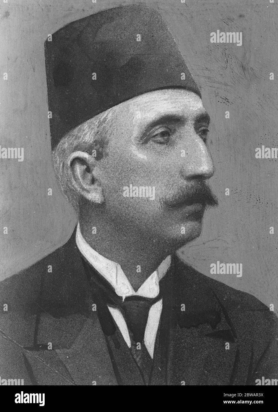 Le Sultan de Turquie - Mehmet VI 15 septembre 1922 Banque D'Images